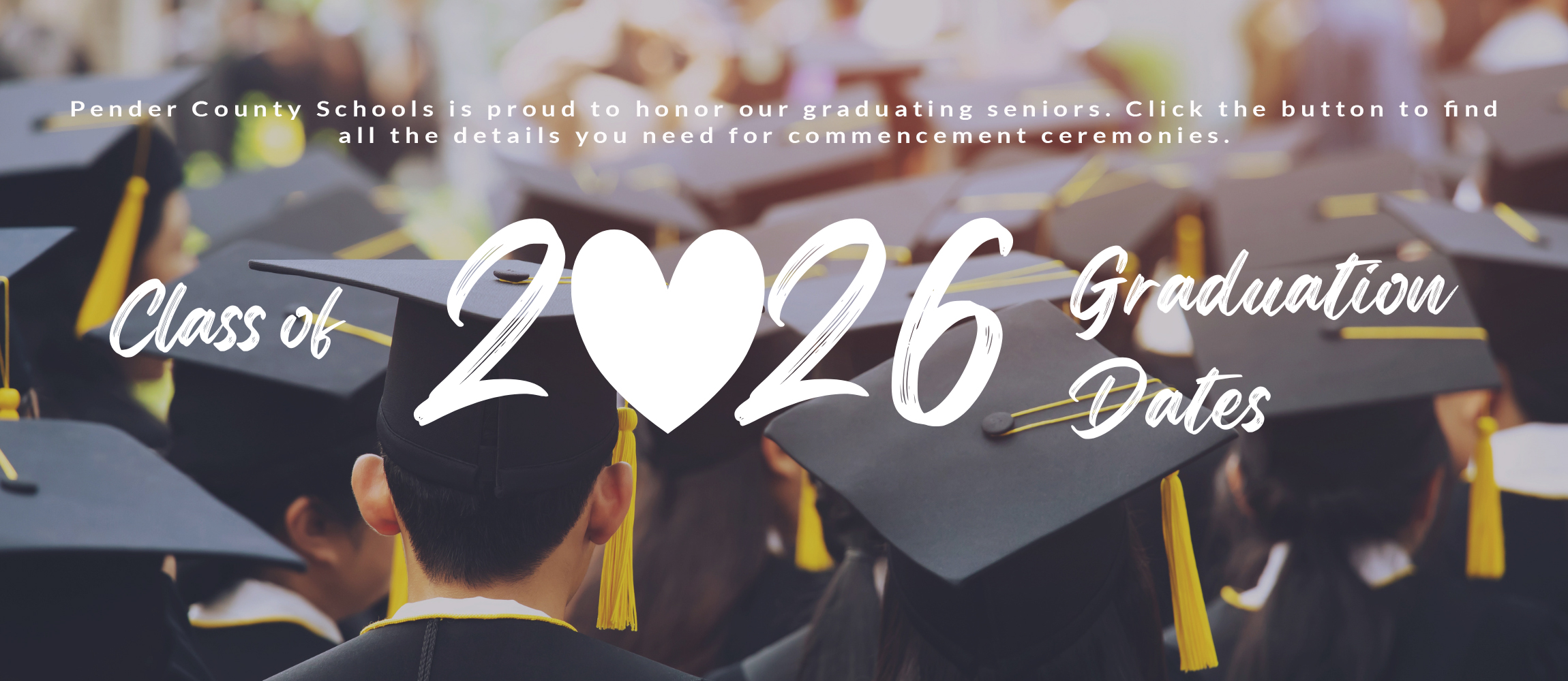 2026 Graduation Schedule