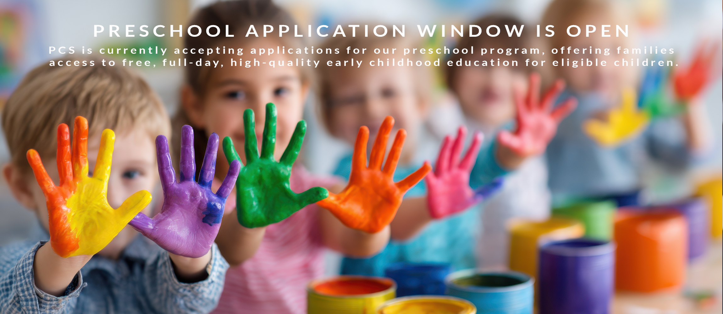 pcs preschool application window open