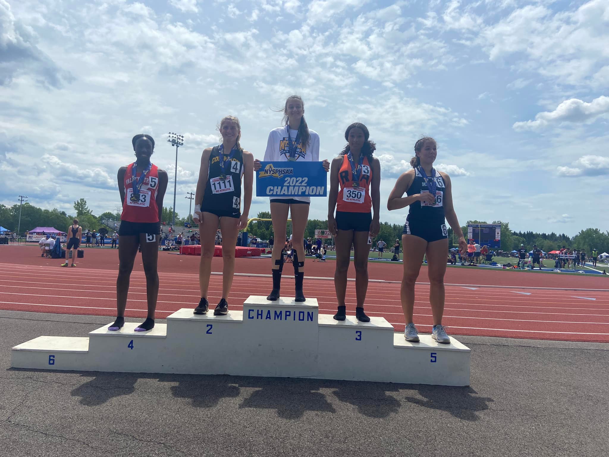 Imani on Podium