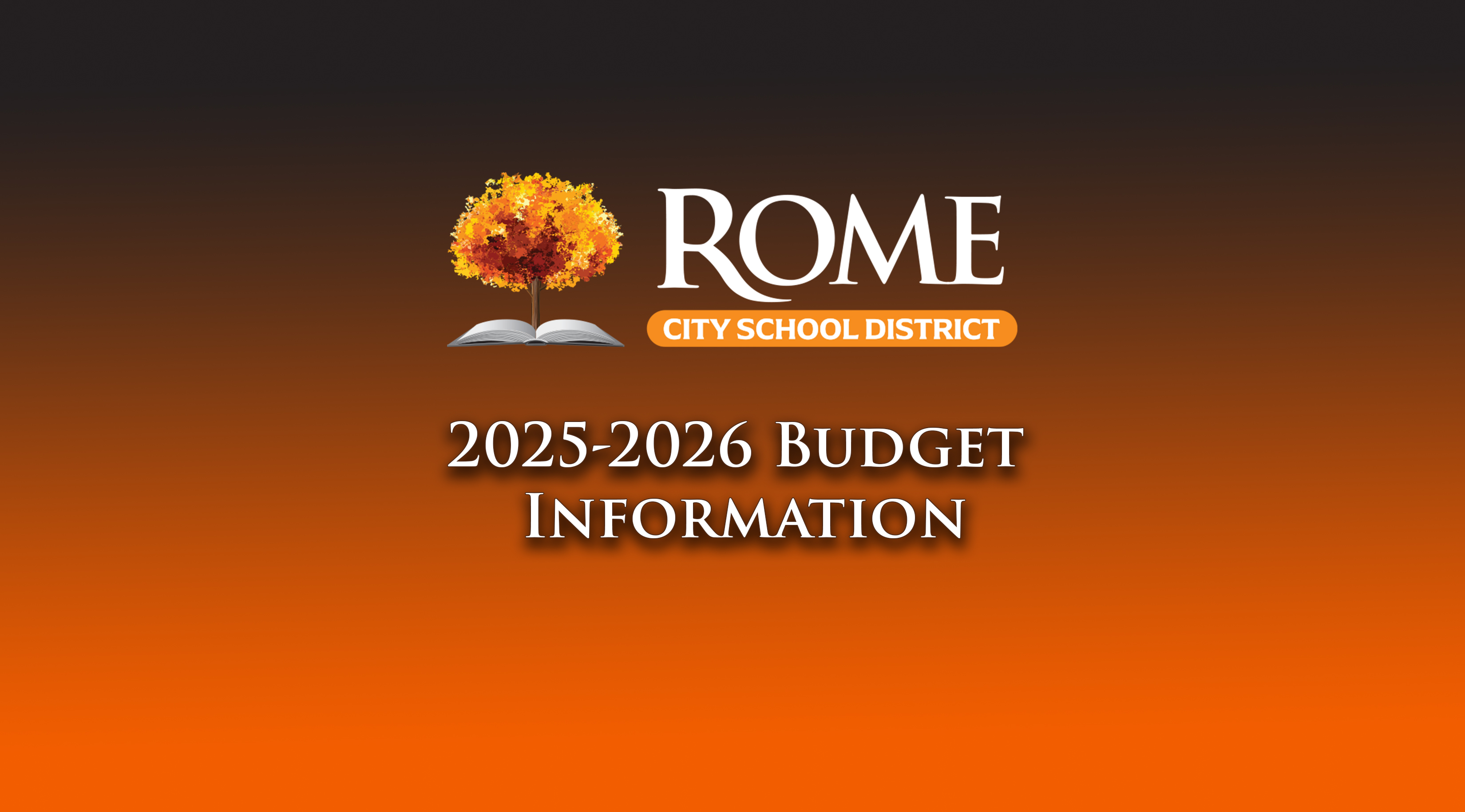 2025-26 Budget Information  