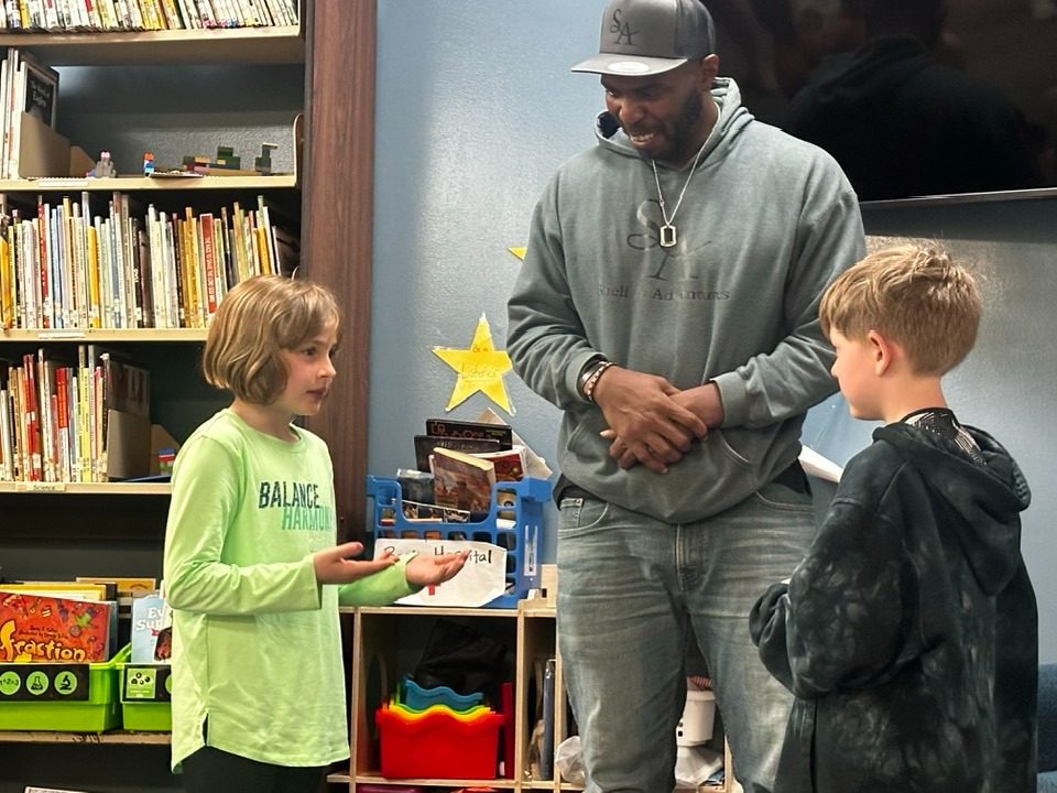 Learning Sign Language with Author Kentrell Martin