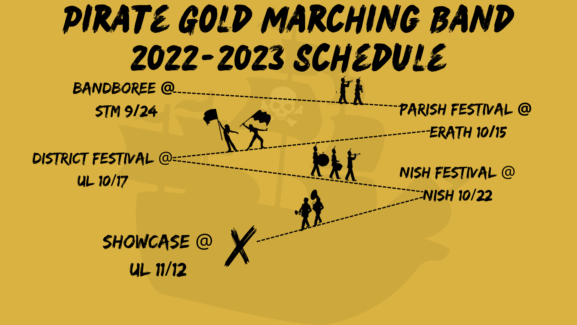 22-23 Marching Schedule