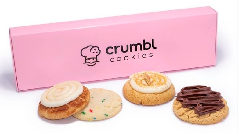 Crumbl cookie box