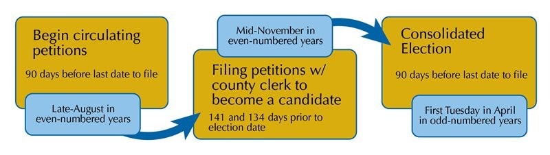 Flowchart of Board of Education elections process