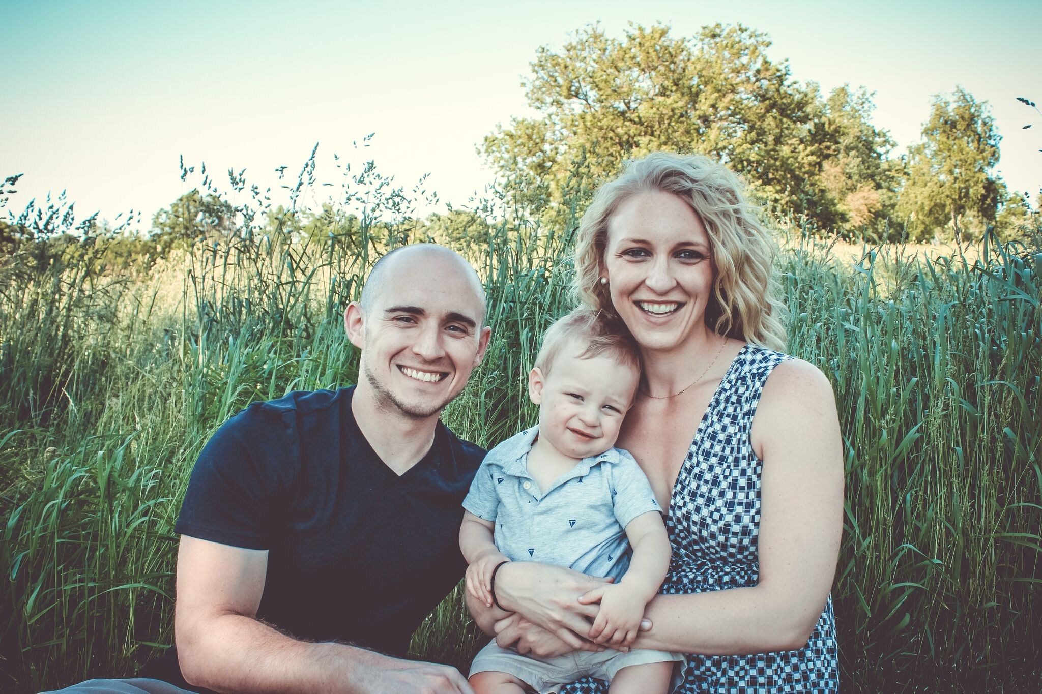 Julie Youngwith Tantillo, her husband, Tony, and son, Gus