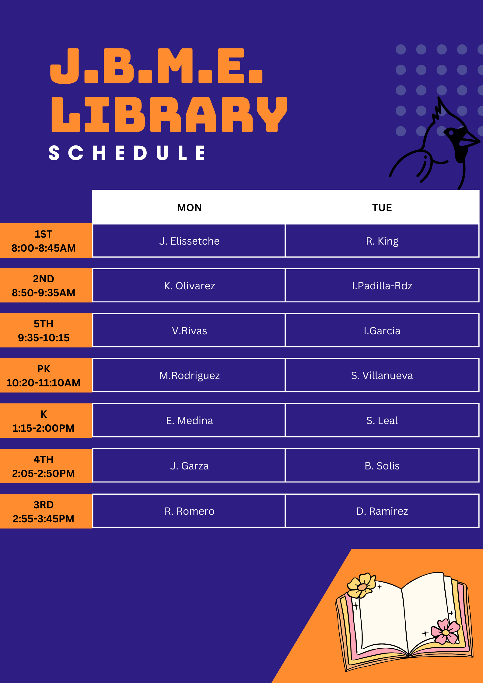 Library Schedule