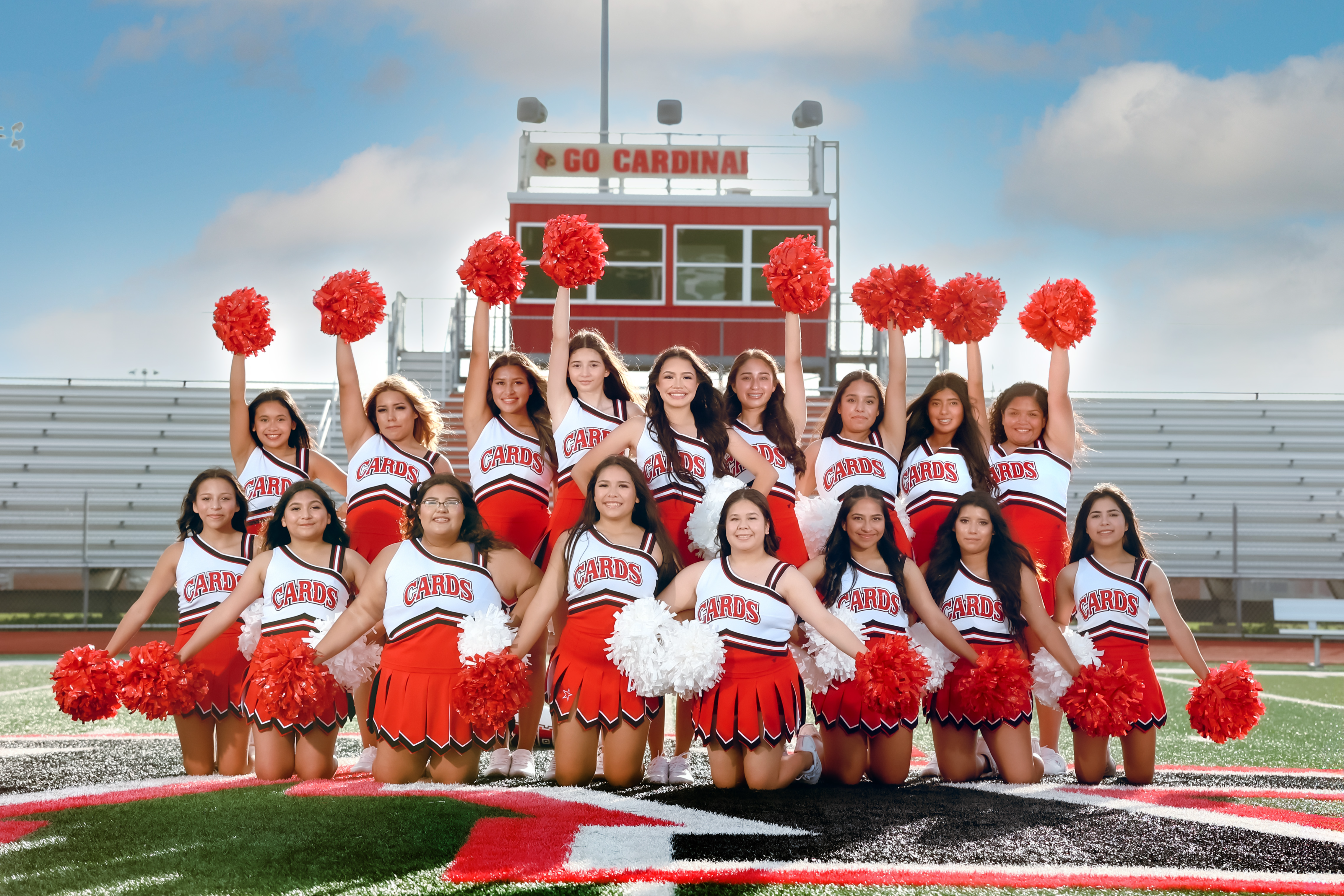 la villa isd high school varsity cheer