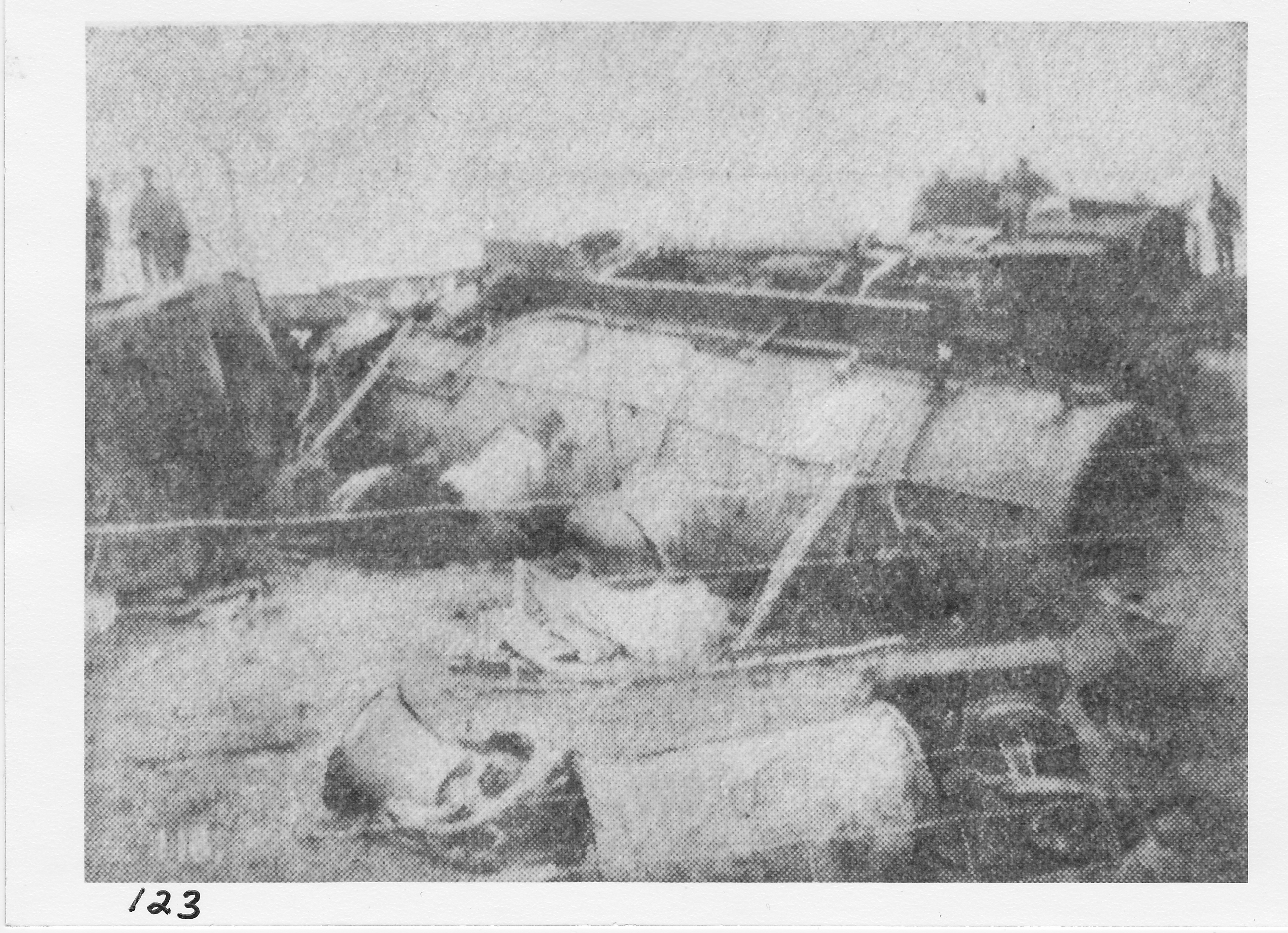Wabash Railroad wreck at Seneca, Thanksgiving Eve, November 1901.