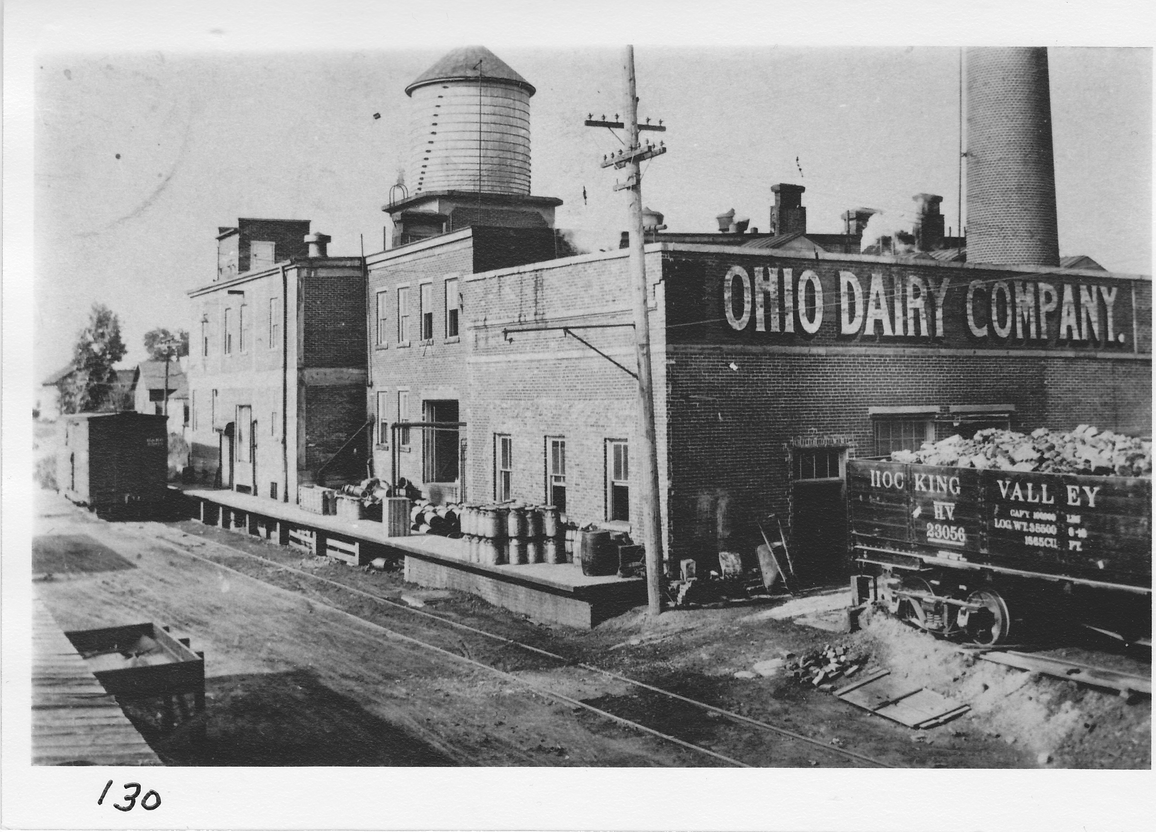 Ohio Dairy Company from Mill Street, view from southwest.