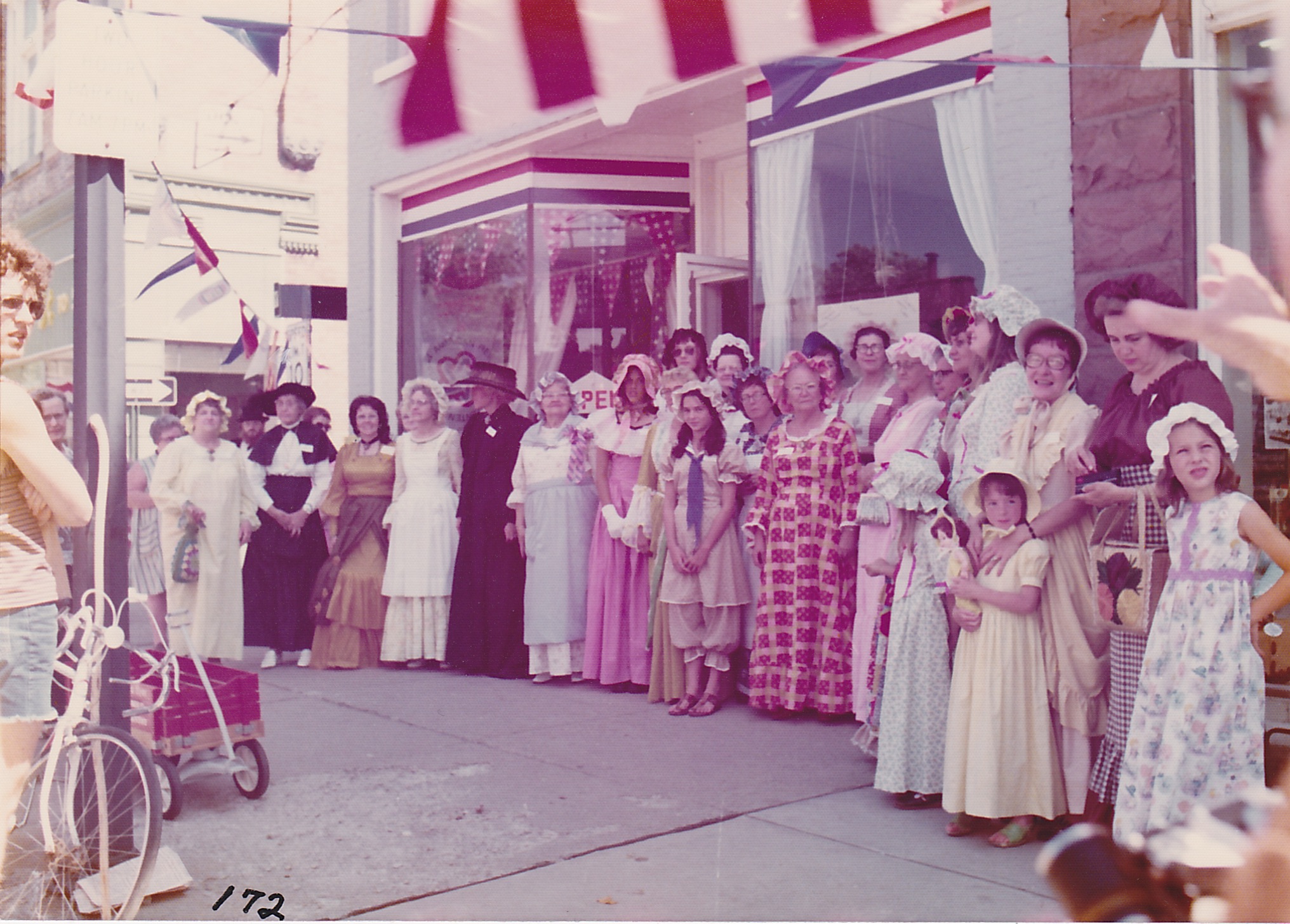 Bicentennial Costume Contest, July 1976.