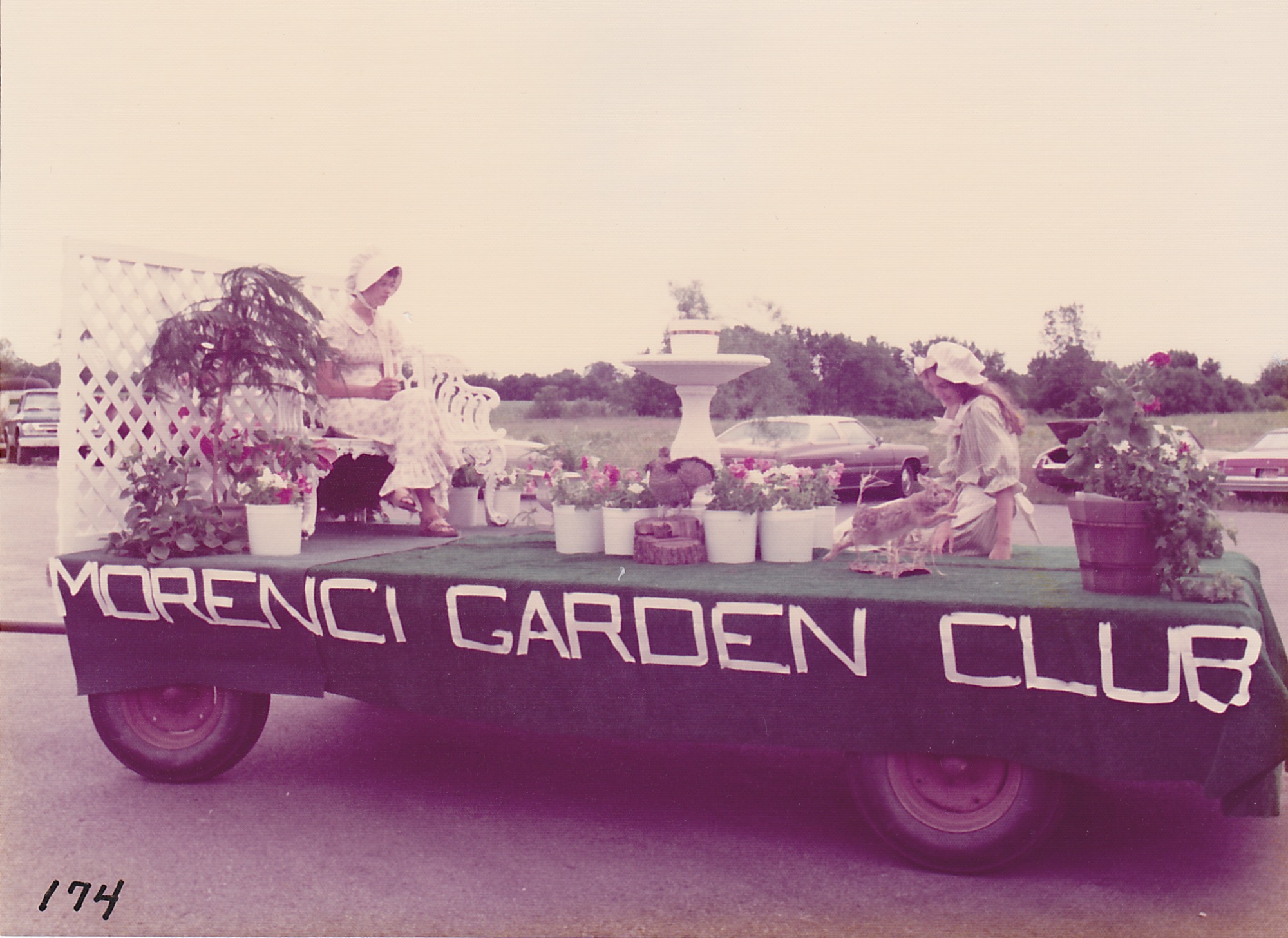 Bicentennial  Parade, Garden Club Float. July 1976.