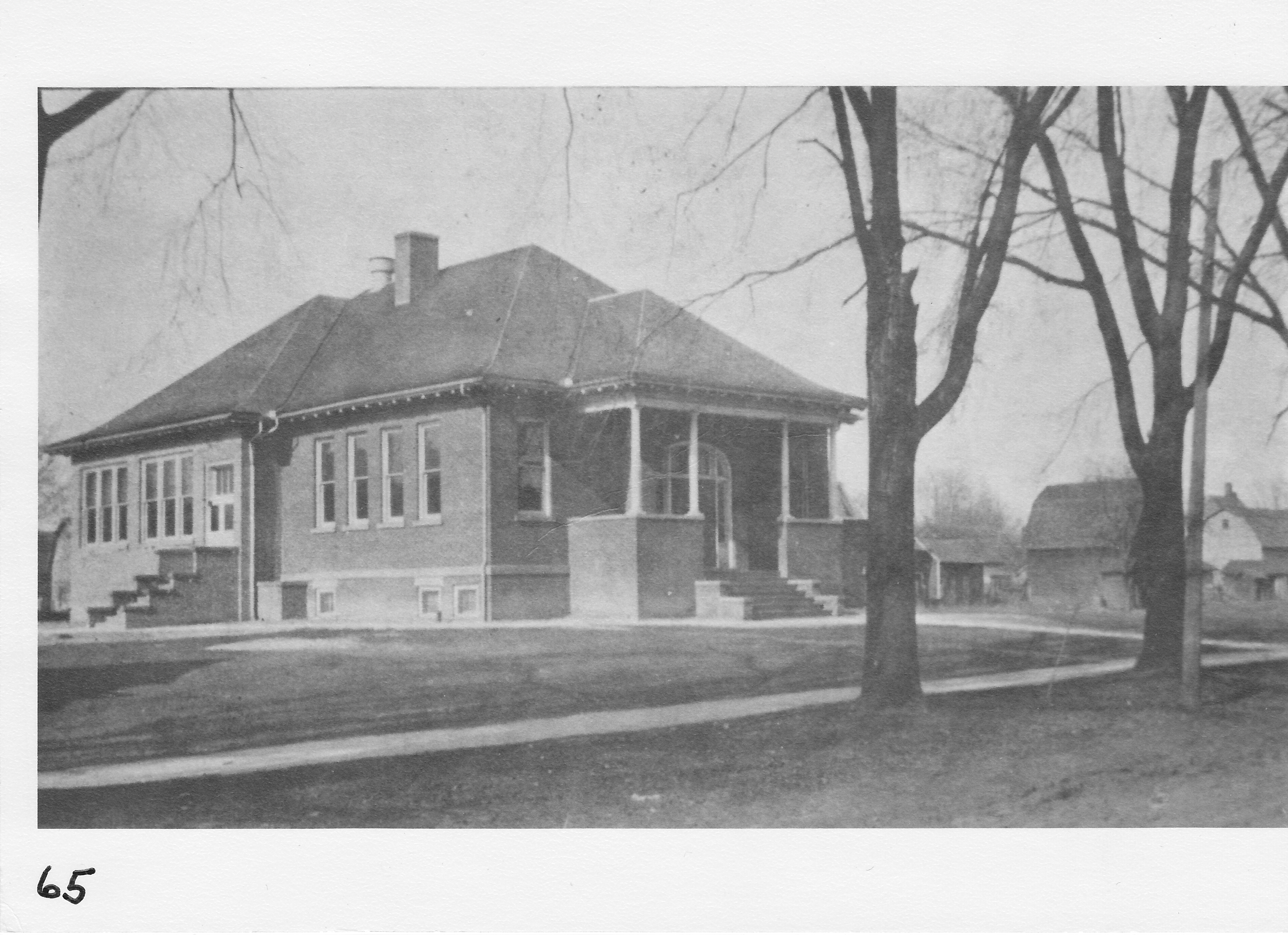 “Little” School after addition.  School built in 1902; addition in 1926.