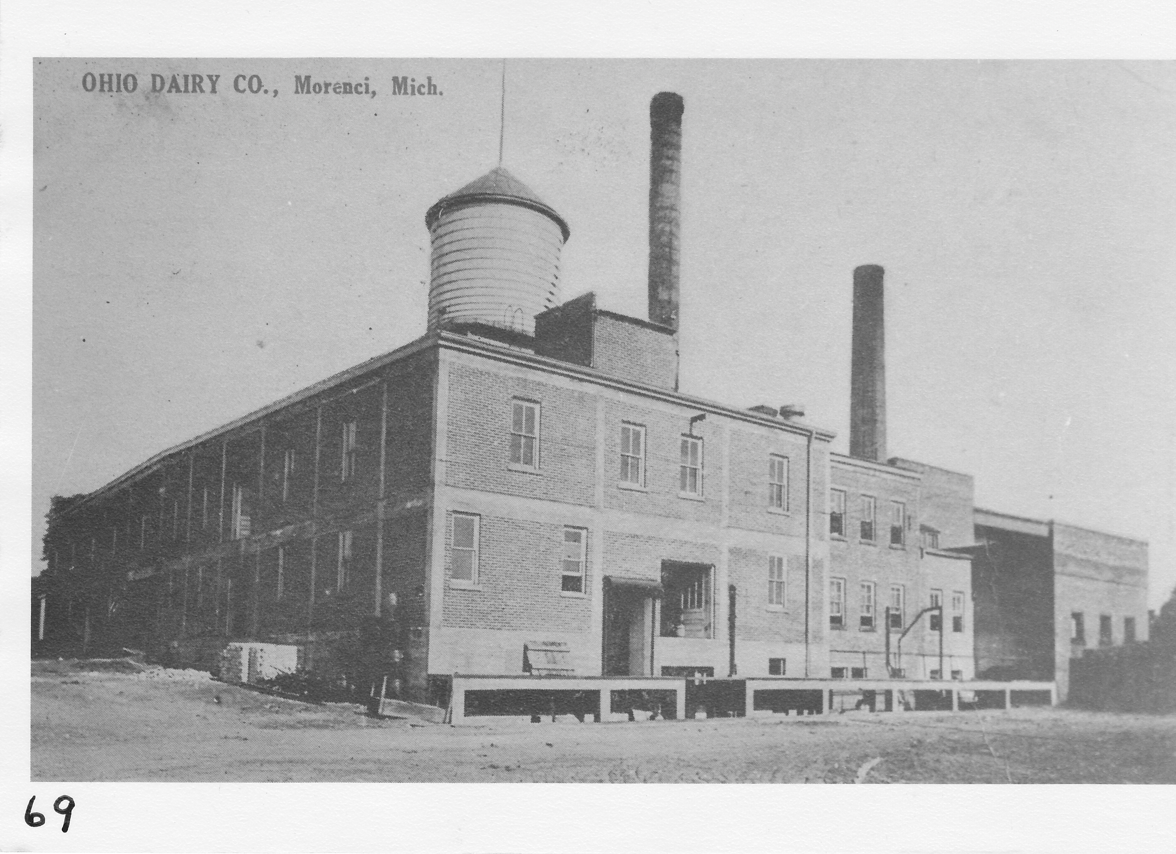 Mill Street side of Ohio Dairy Company.  Addition to north not yet added.