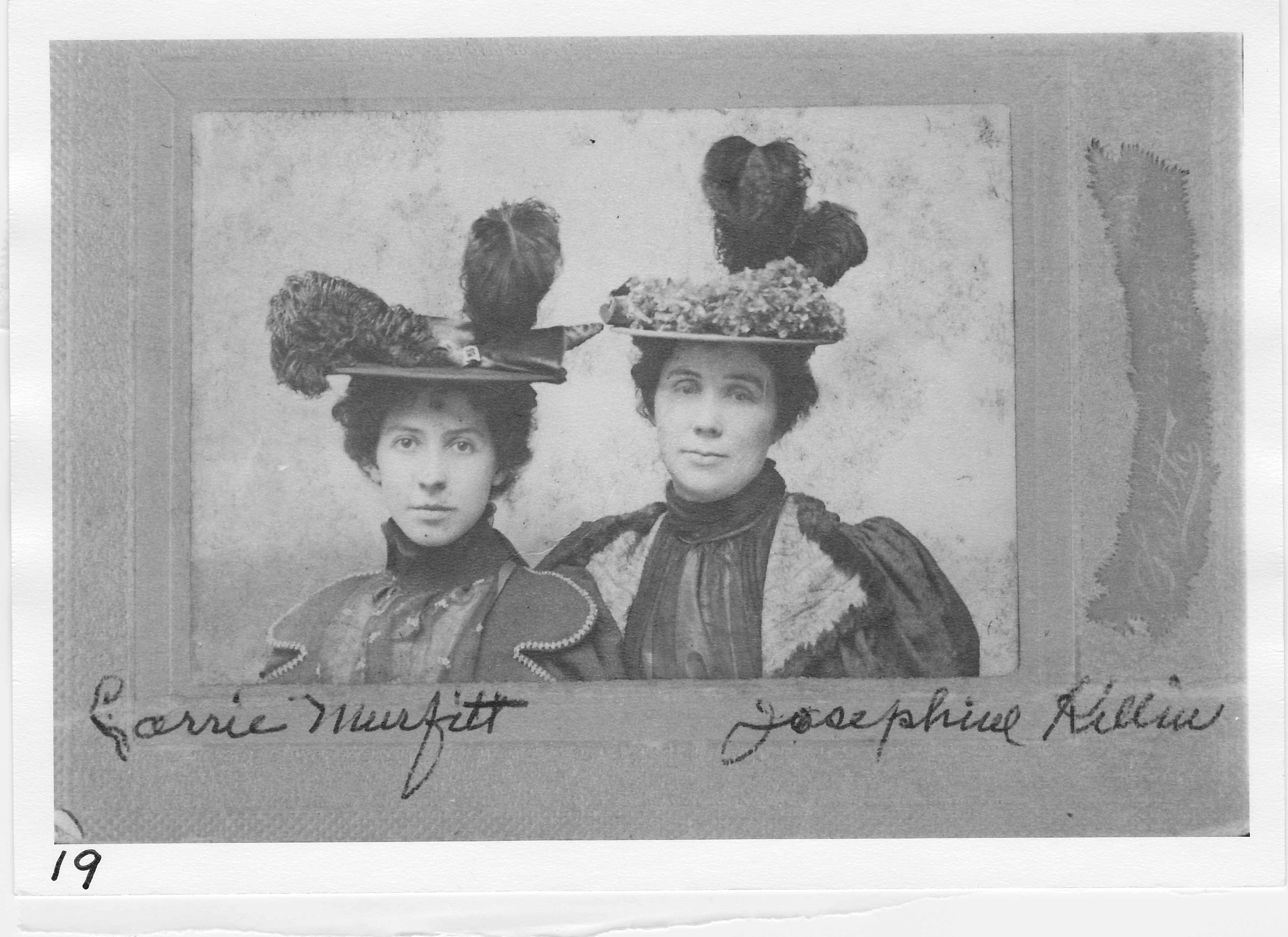 Carrie Murfitt and Josephine Killin of the Killin Hat Shop.
