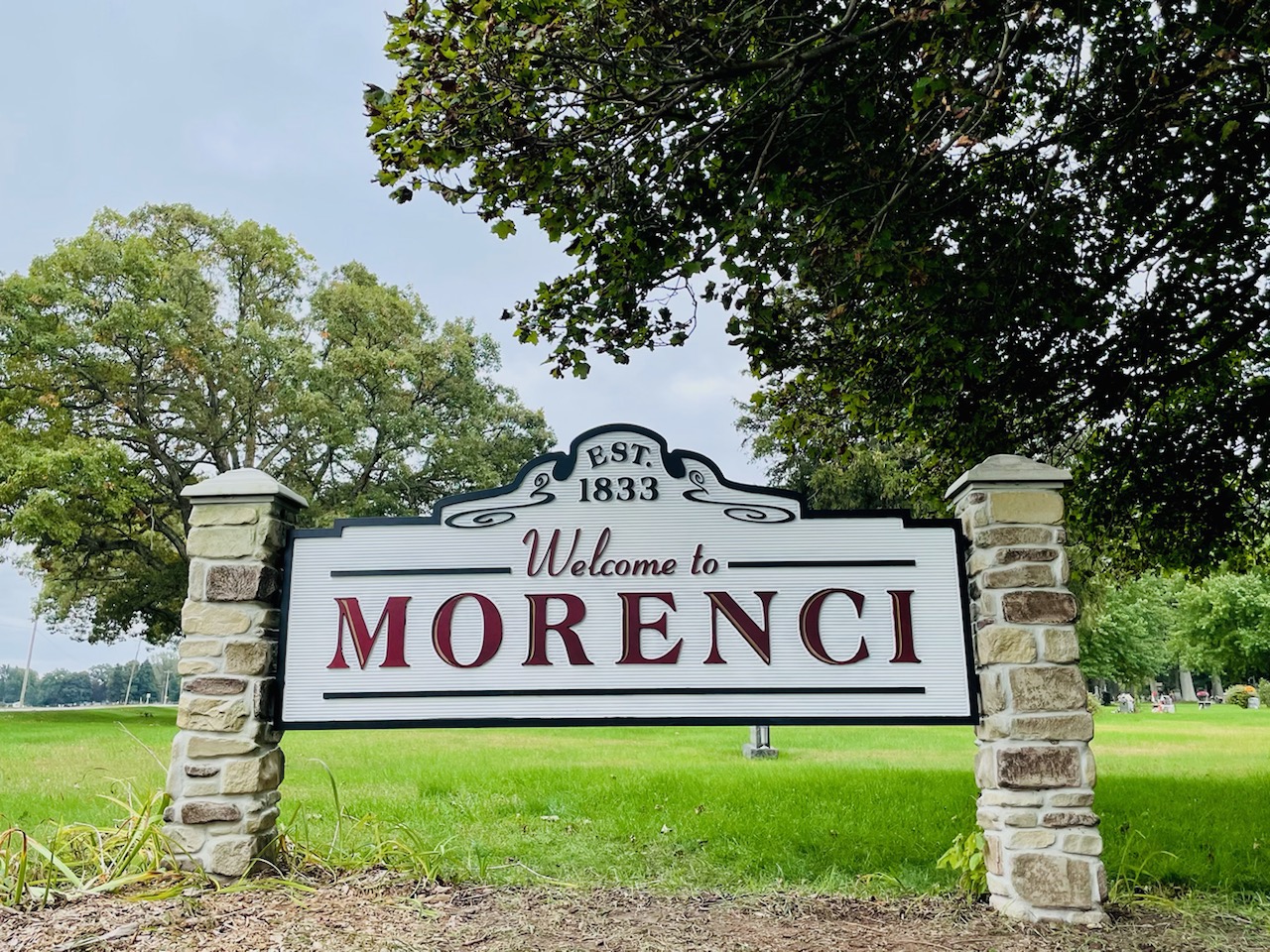 Welcome to Morenci! Your first step into Michigan.