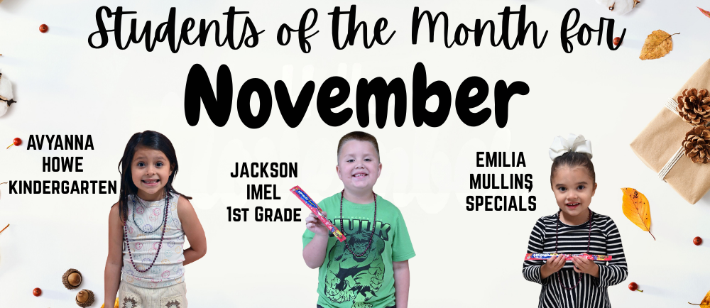 mccord students for november