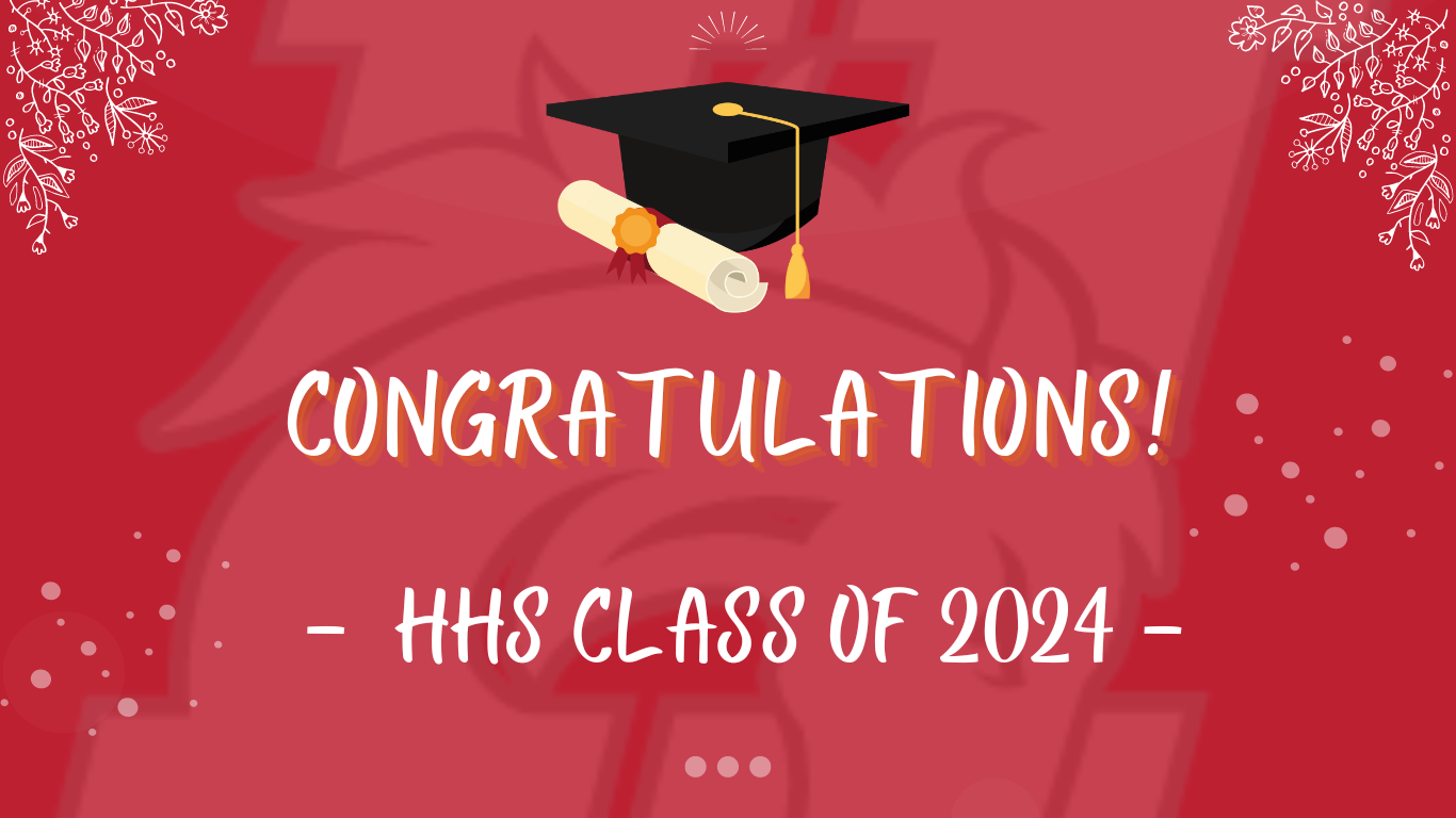 HHS Class of 2024 graphic