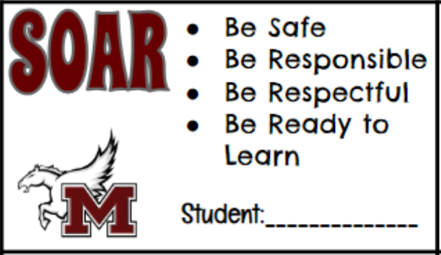 SOAR Slip. Individually, students can earn these from any staff member if they’re demonstrating the expectations in that room, which can be “cashed in” for a selection of prizes at our monthly SOAR store!