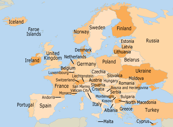 Europe World Map