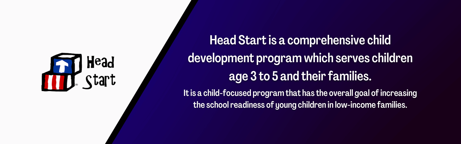 Head Start logo with blue and text