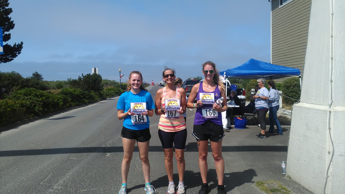 Staff members after the Race Against Violence