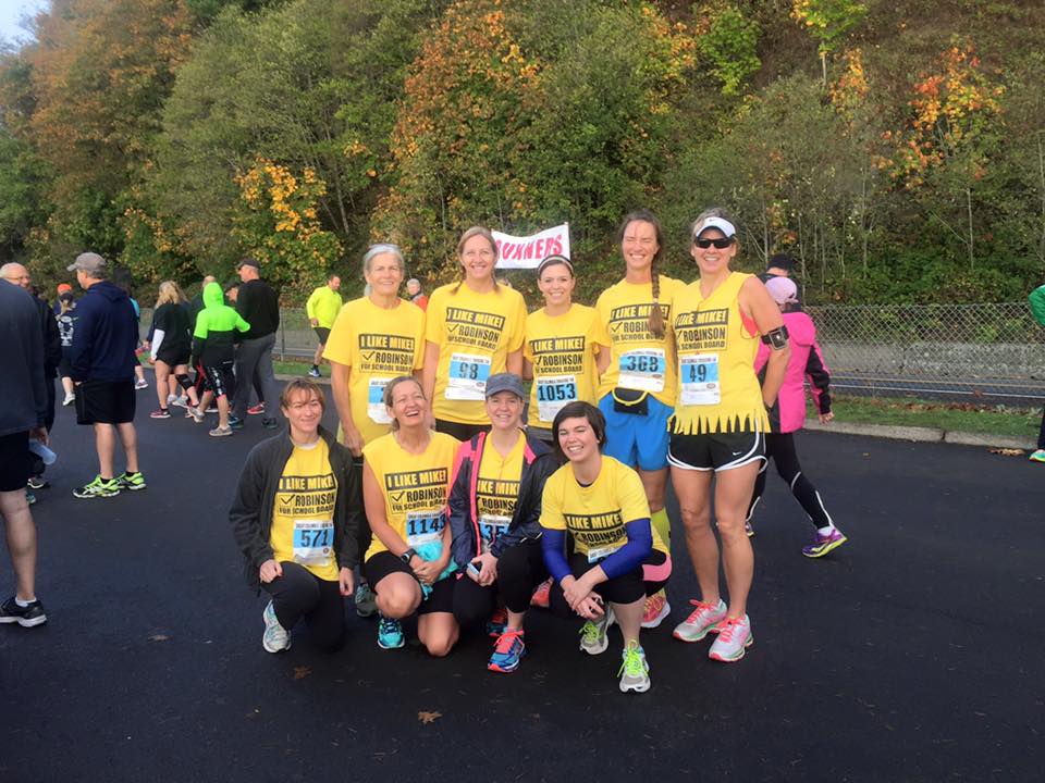 Staff member team for the annual Megler Crossing Bridge Run