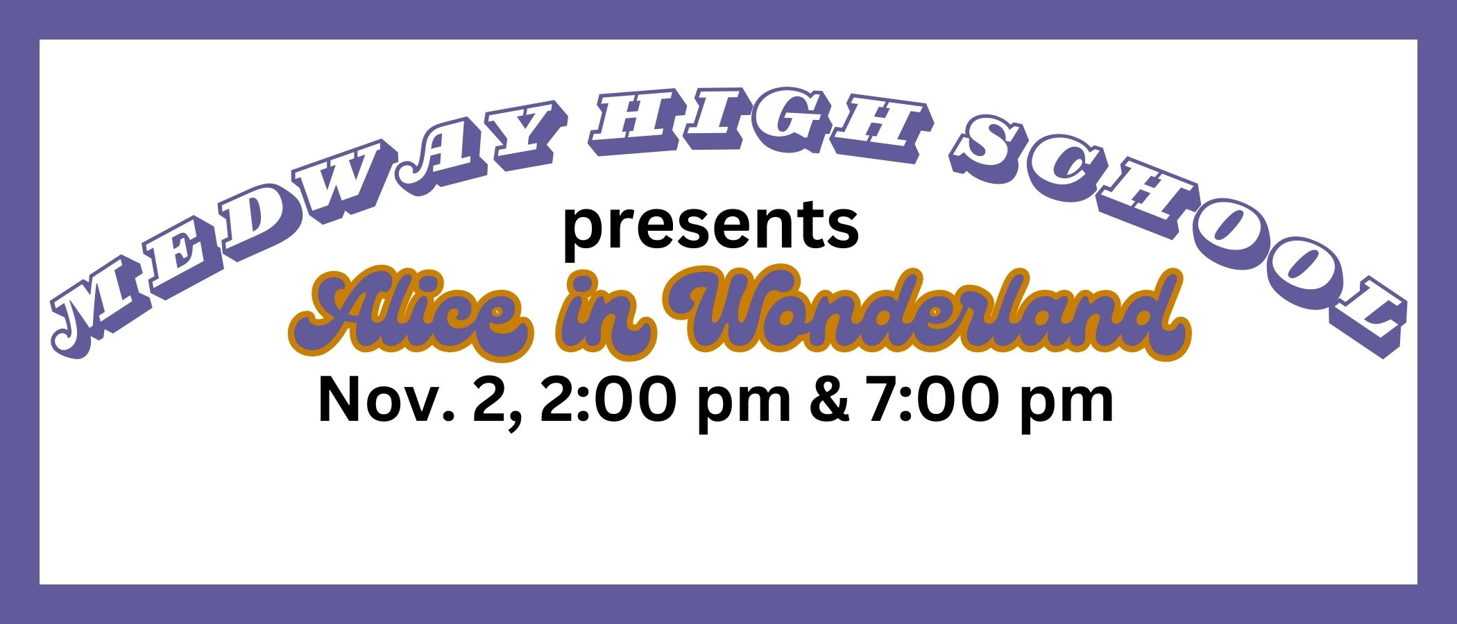 MHS presents - Alice in Wonderland