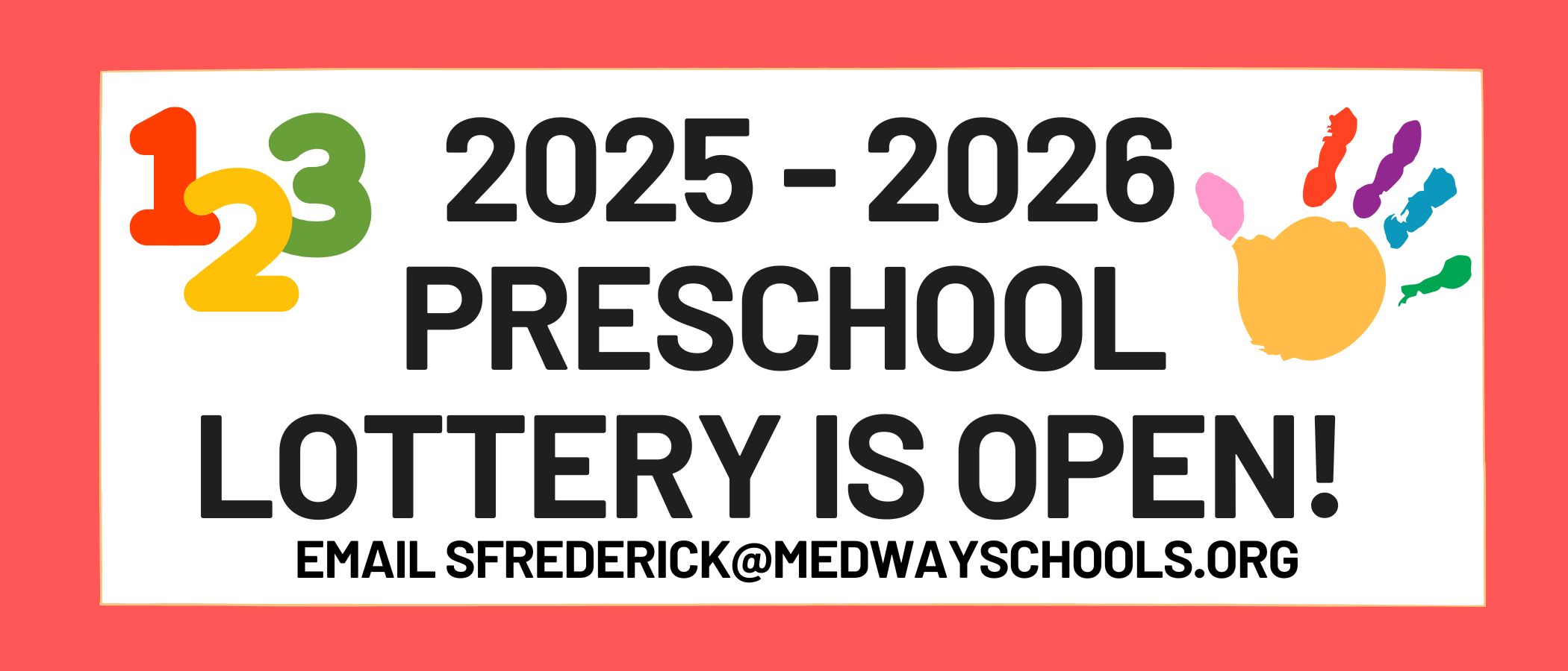 Preschool lottery now open