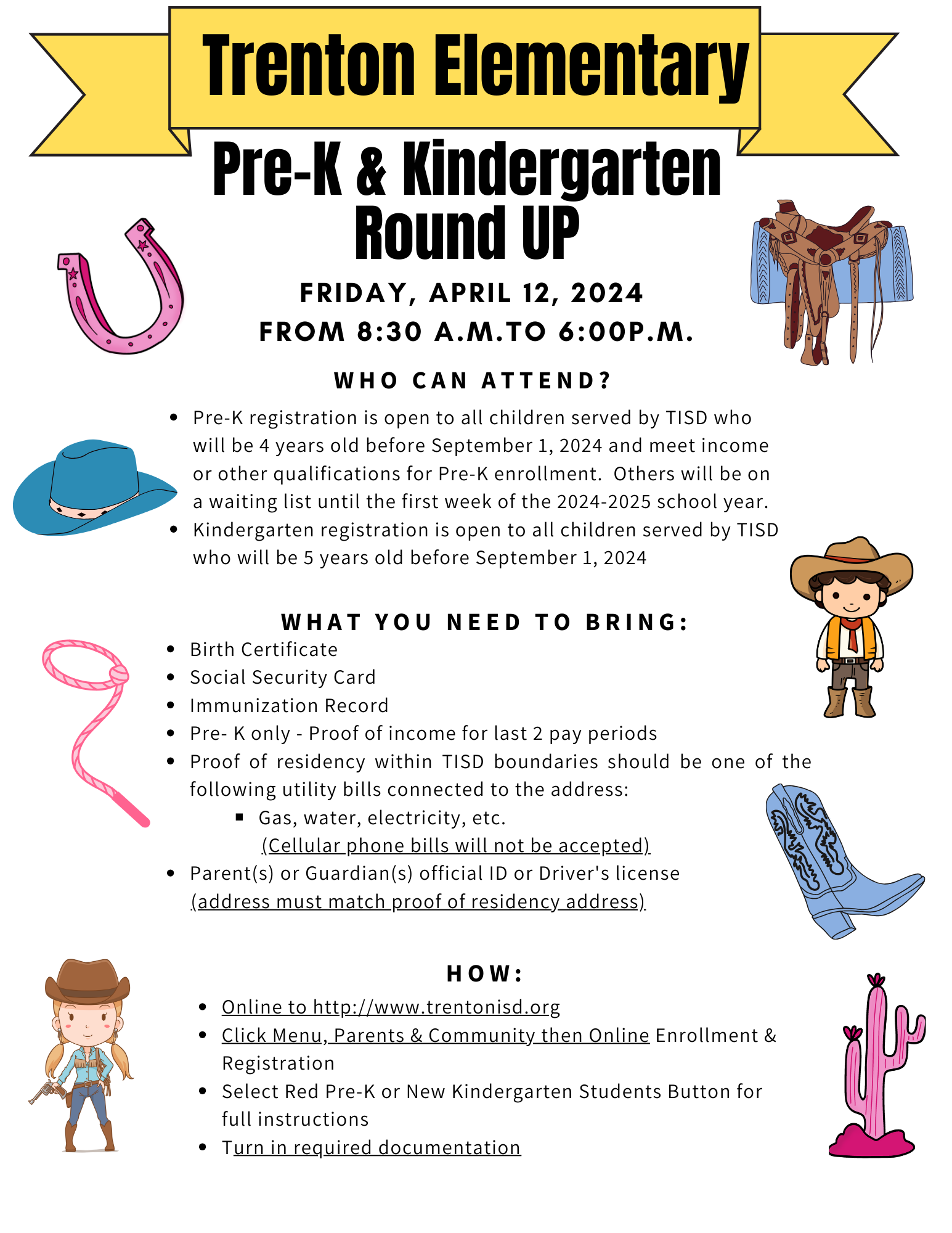 PreK and Kindergarten Roundup