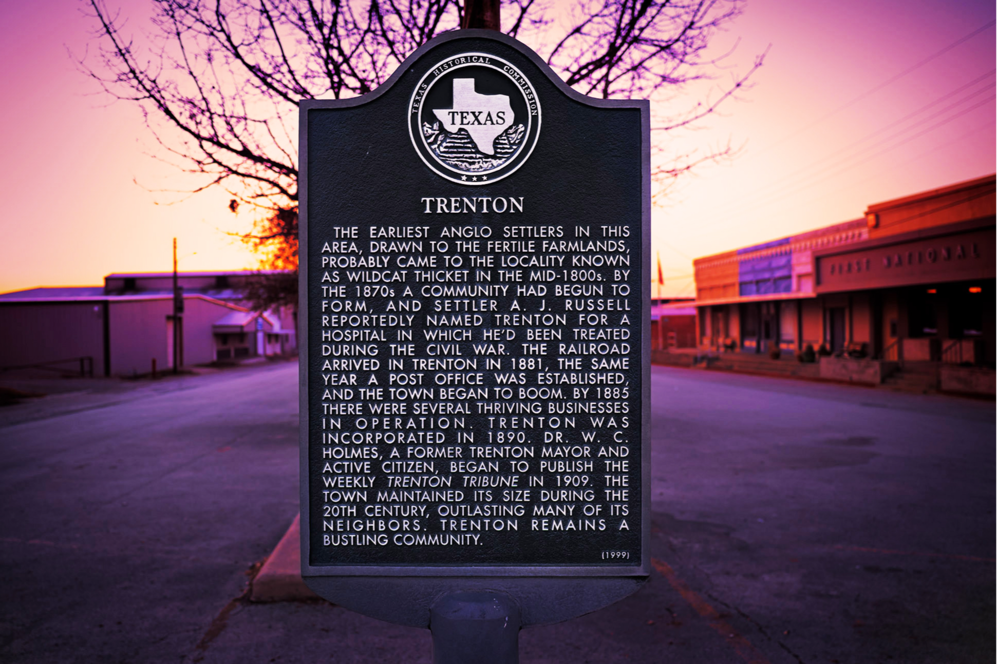 Trenton Texas Historical Marker