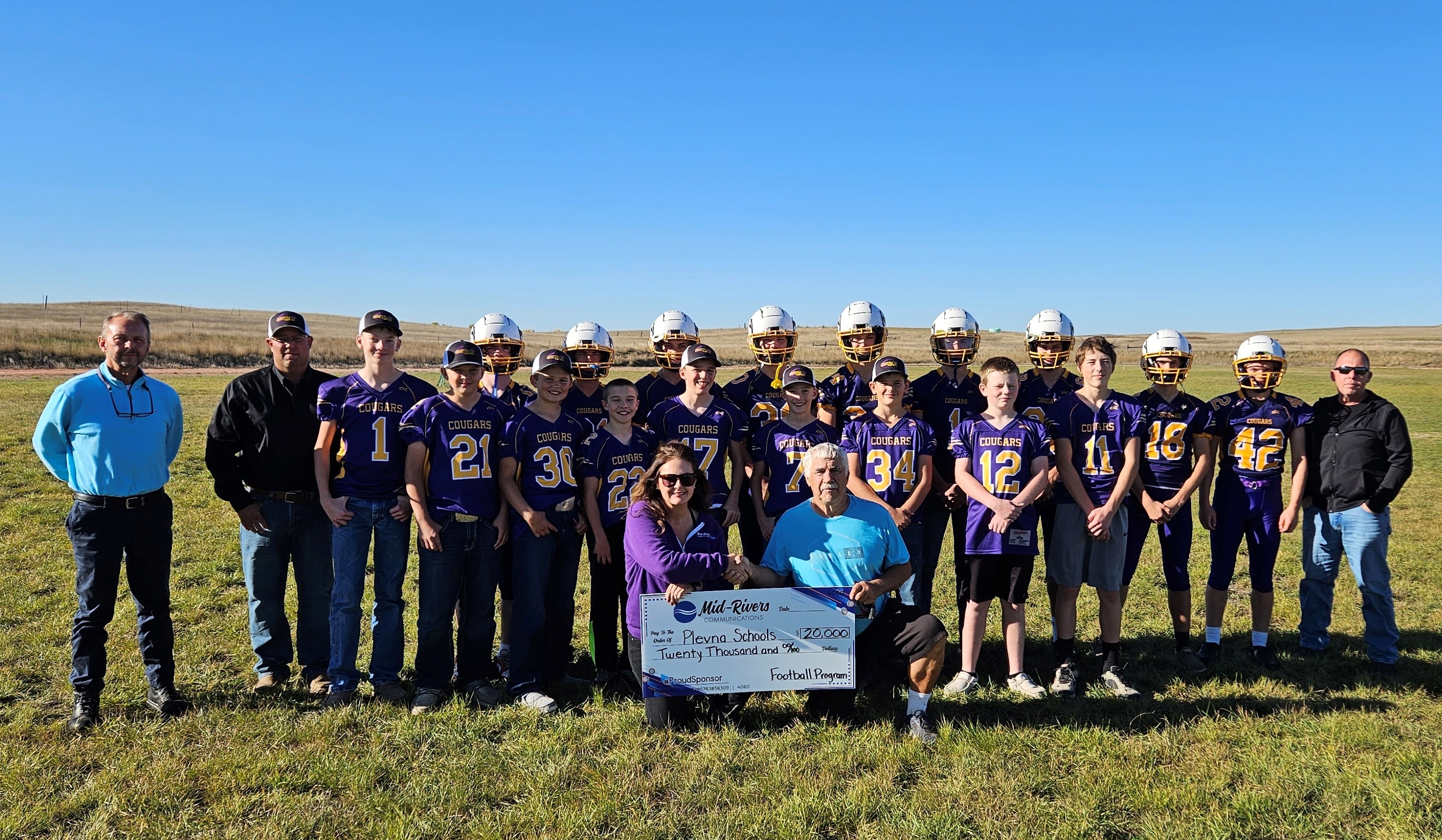 Midrivers Donation to Football Team