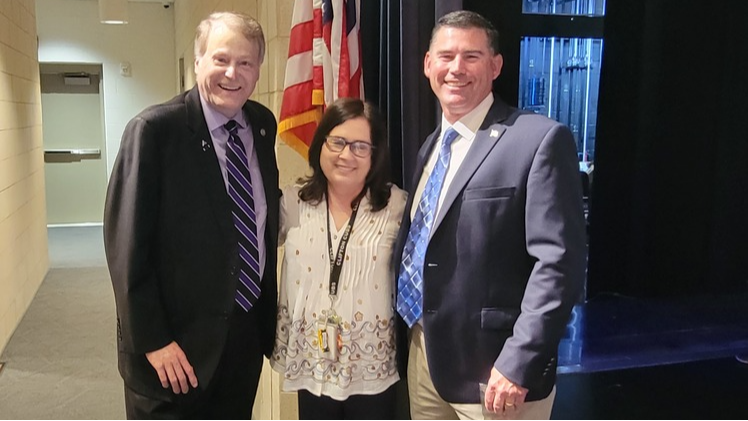 Senator Birdwell pictured with Jimmy Jackson and Gaye Lynn Seawright