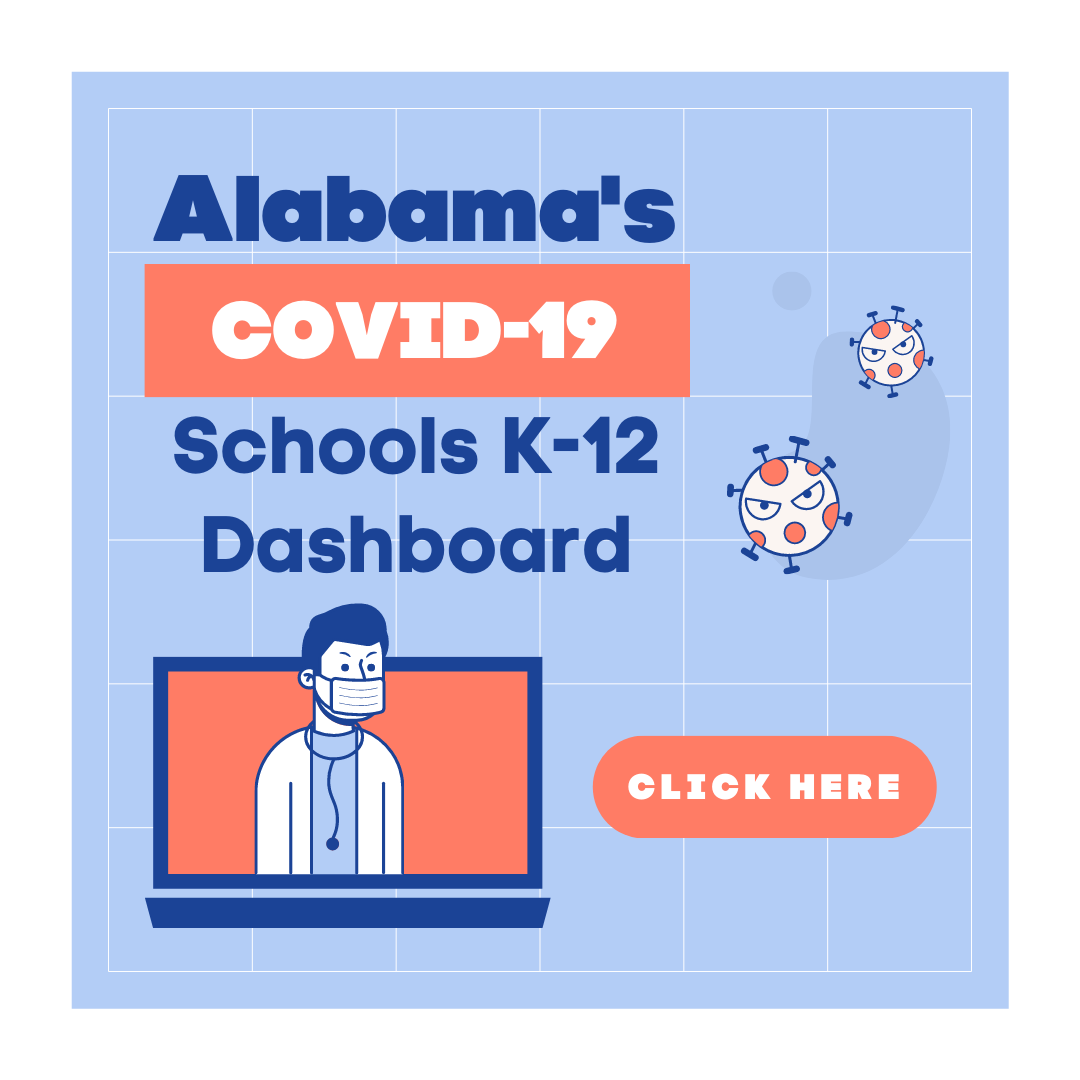 Alabama's COVID-19 Schools K-12 Dashboard