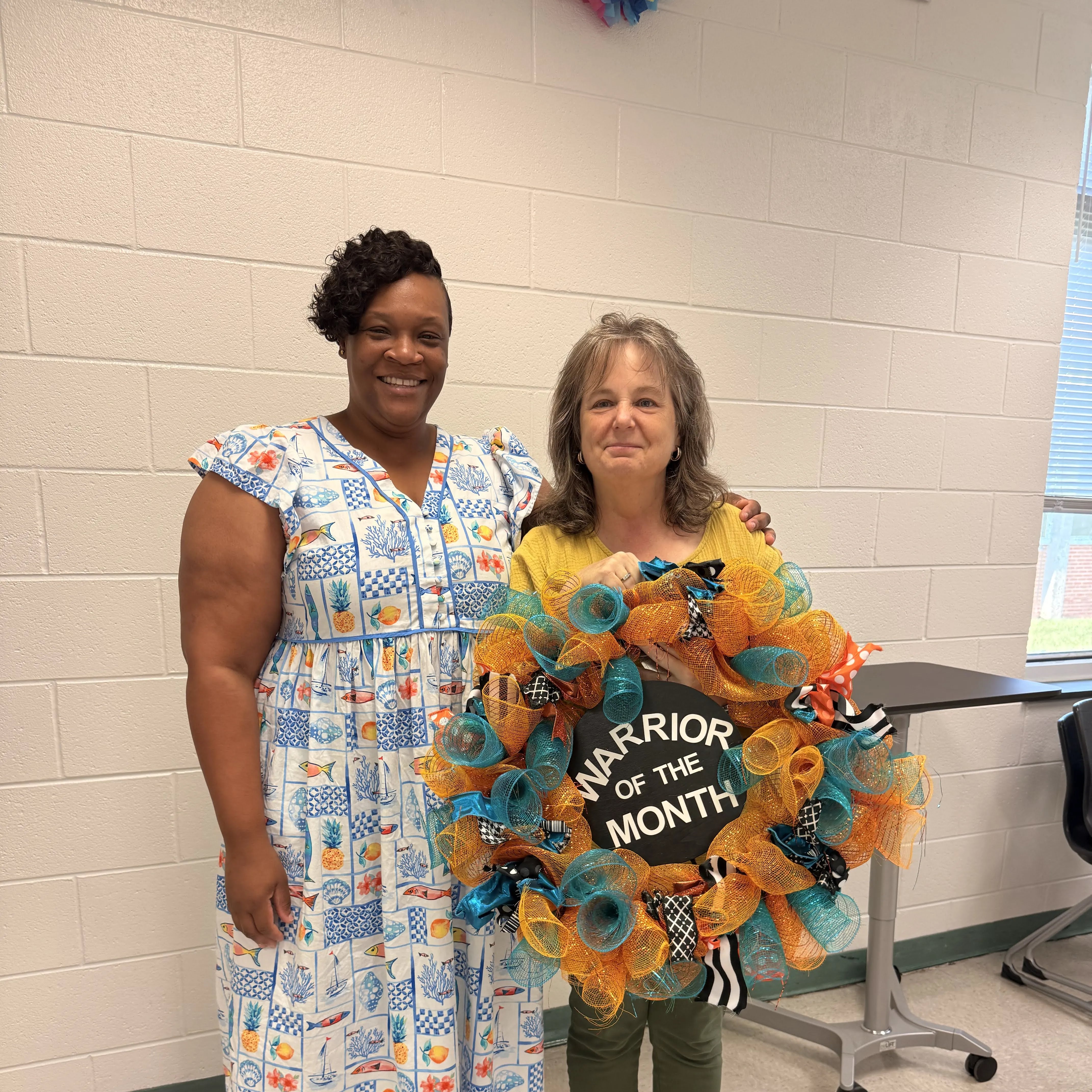 August Staff Warrior of the month