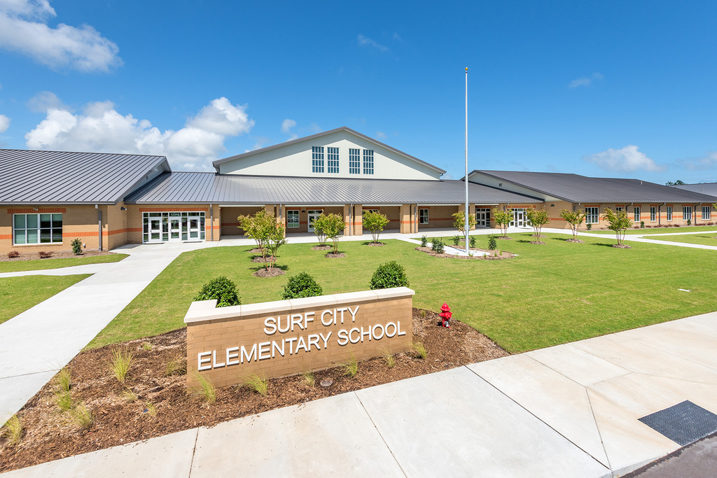 front of surf city elementary
