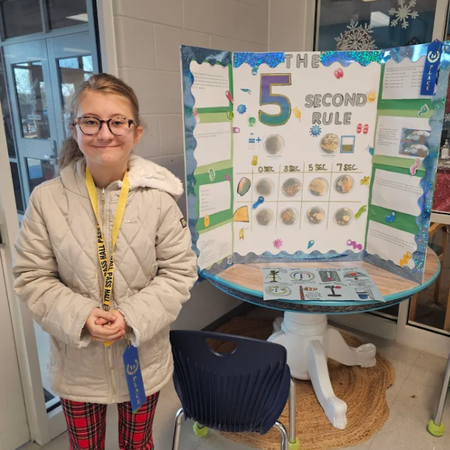 1st place science fair winner