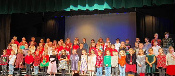 Christmas Concert 2022 All Cast Onstage