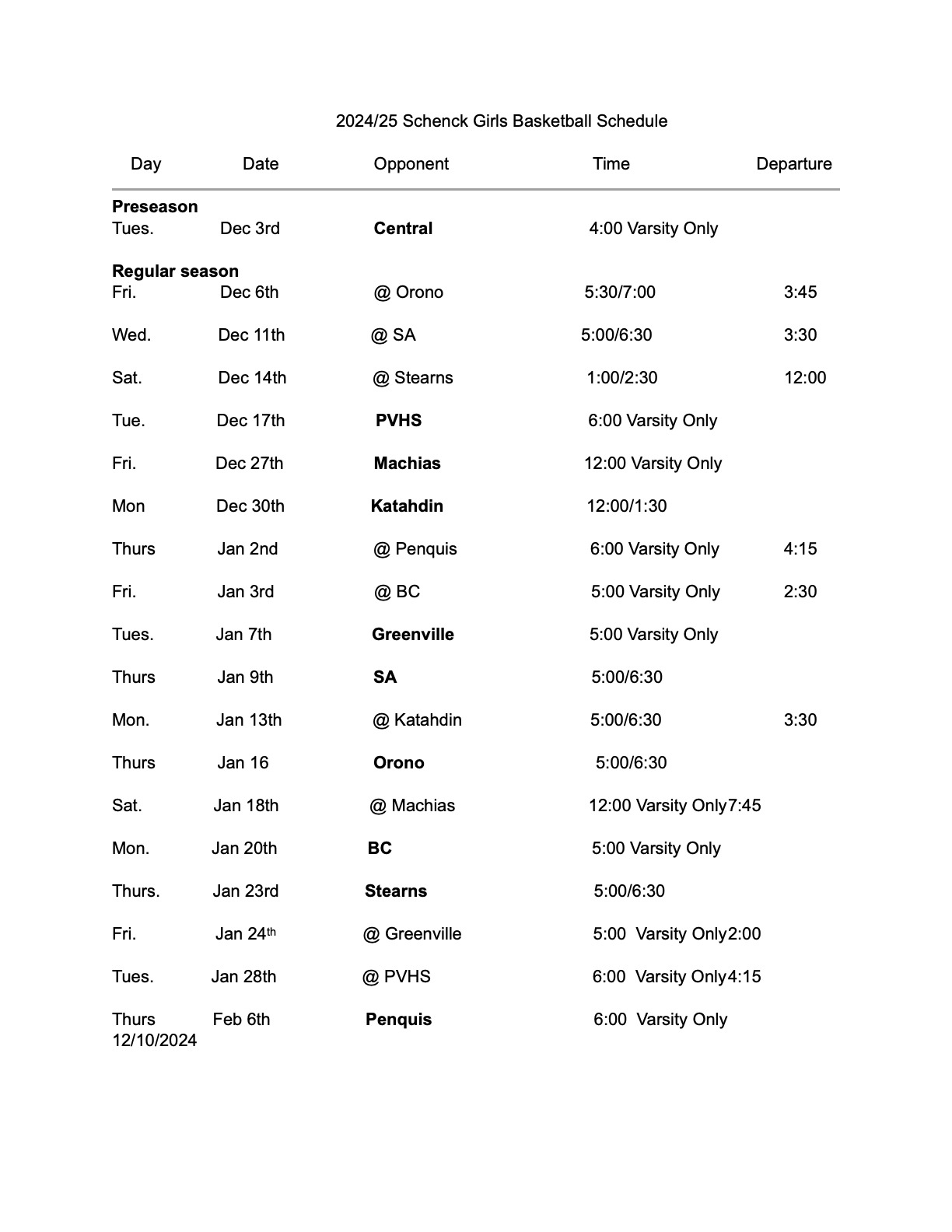 gbballsched