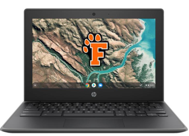 Fenton Logo on Chromebook