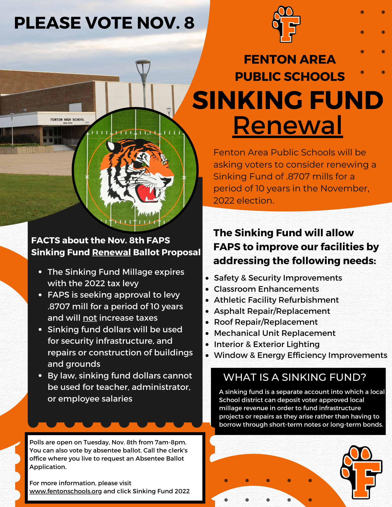 FAPS Sinking Fund Flyer