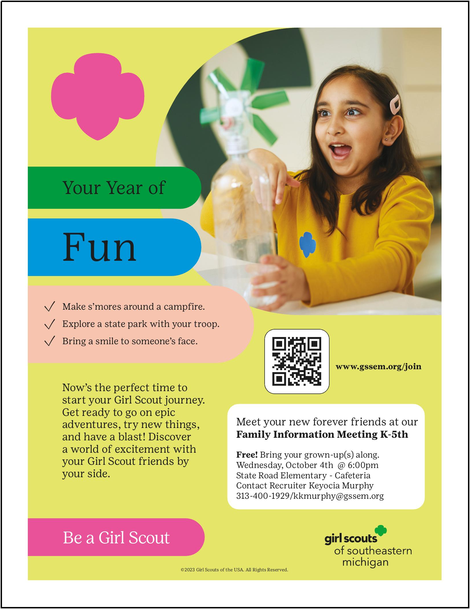 Girl Scouts Flyer