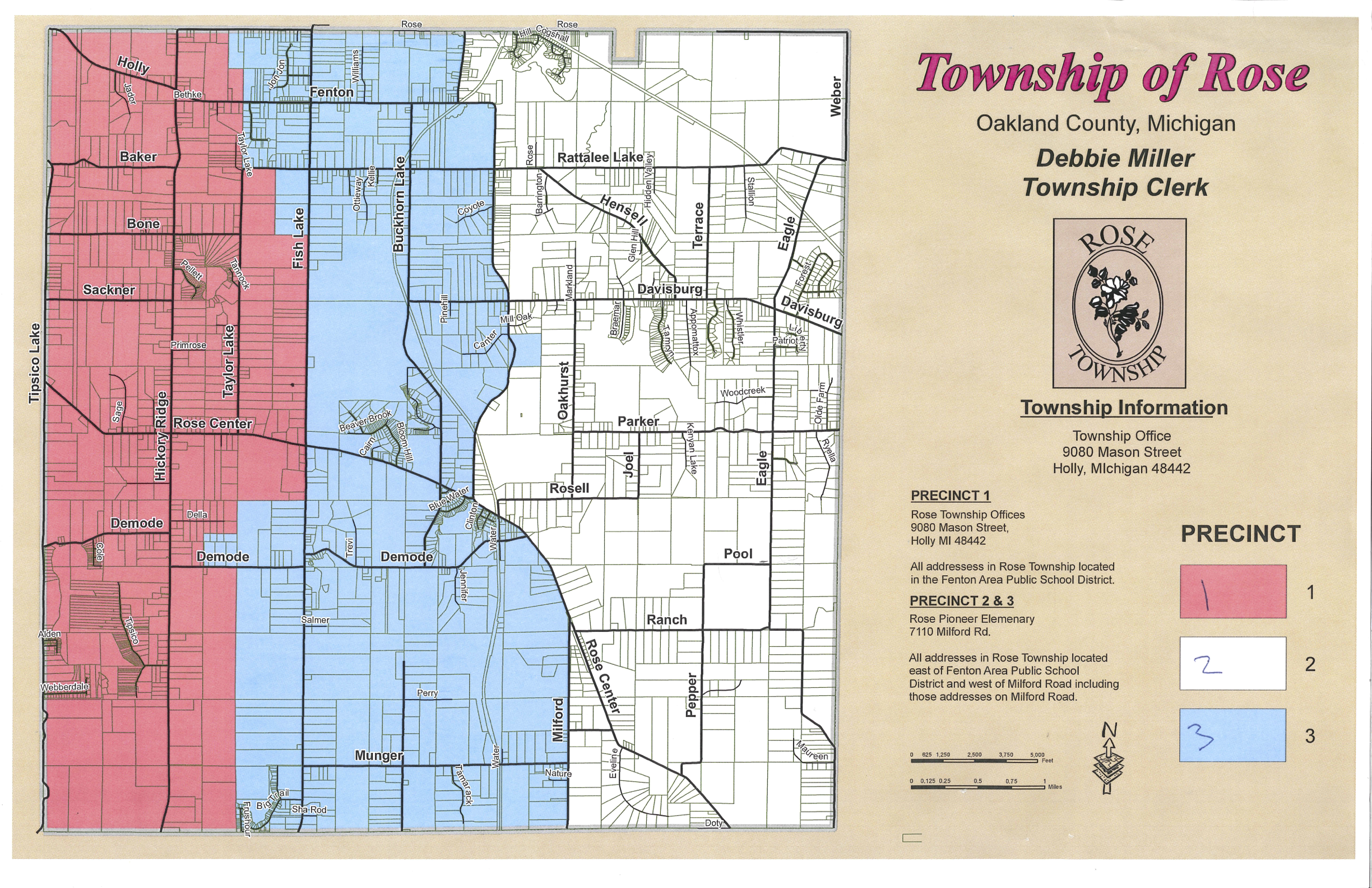 Rose Township Precinct Map