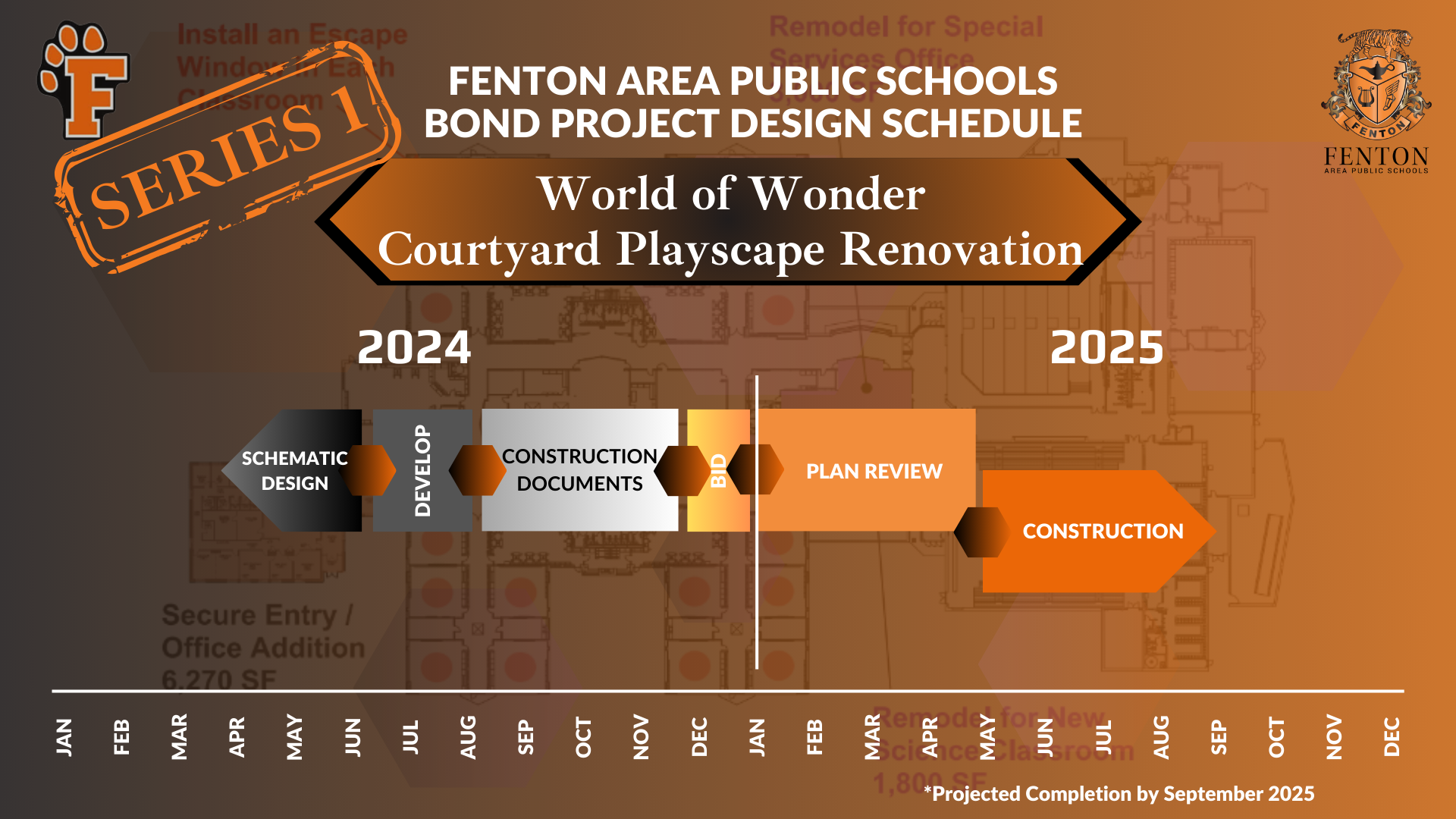 WoW Courtyard Playscape Renovation Timeline