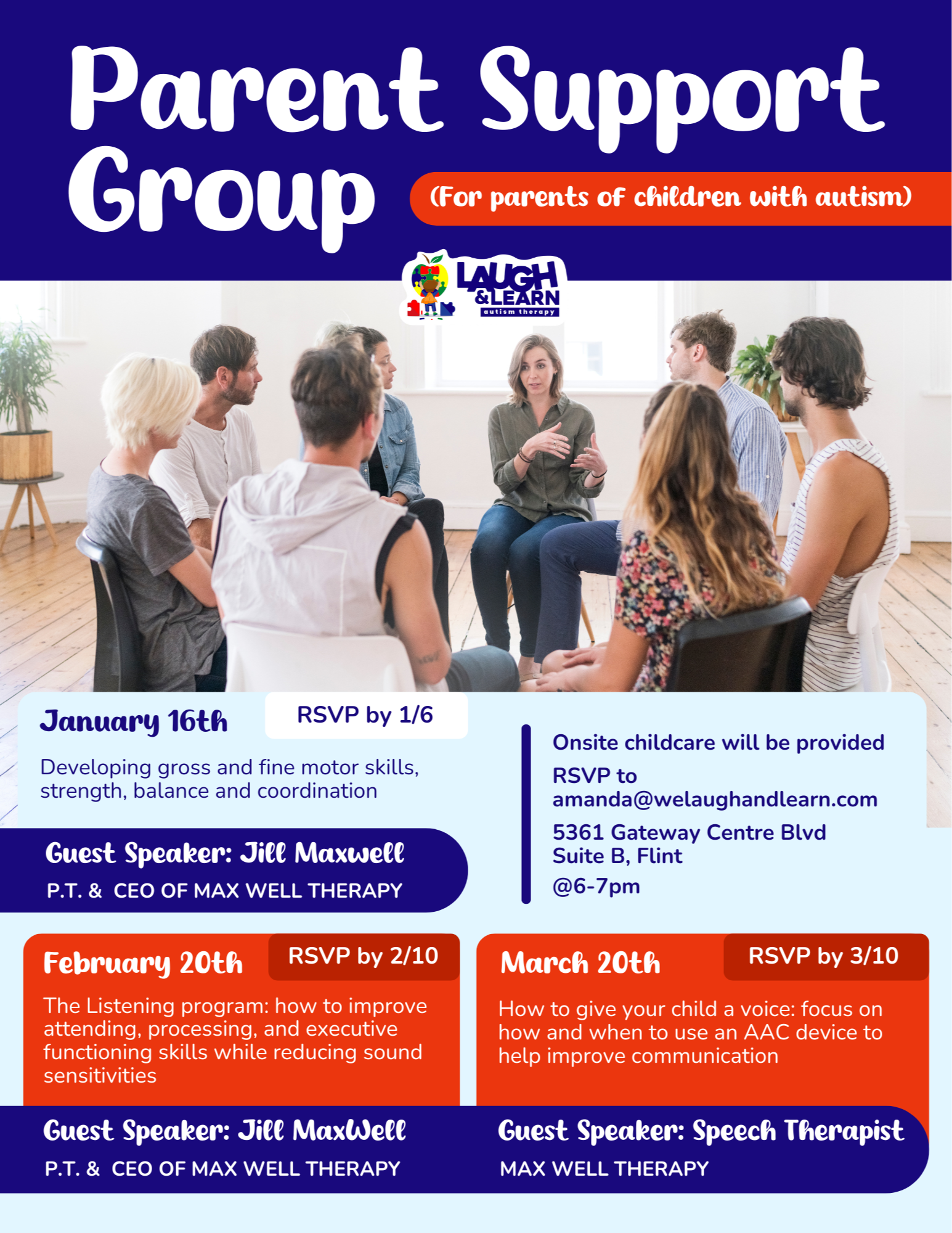 Parent Support Group Flyer