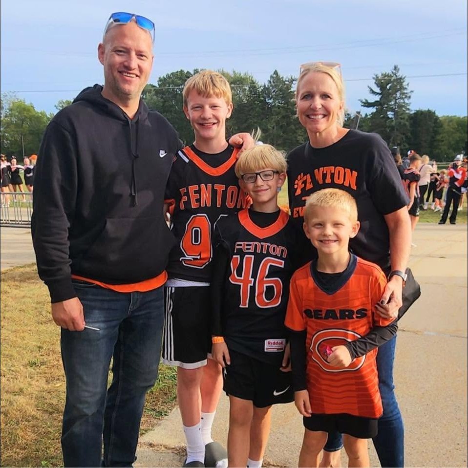 Carin Jackson and family