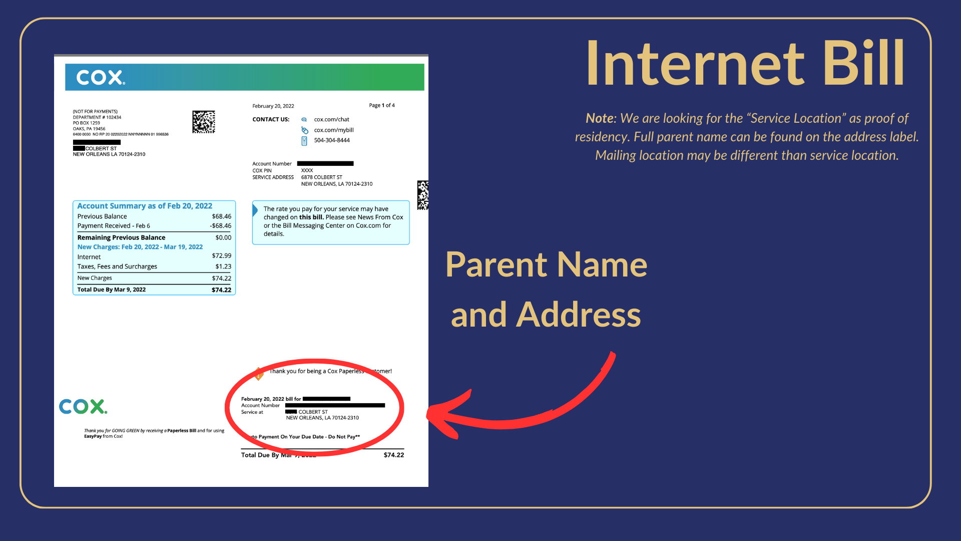 Internet Bill