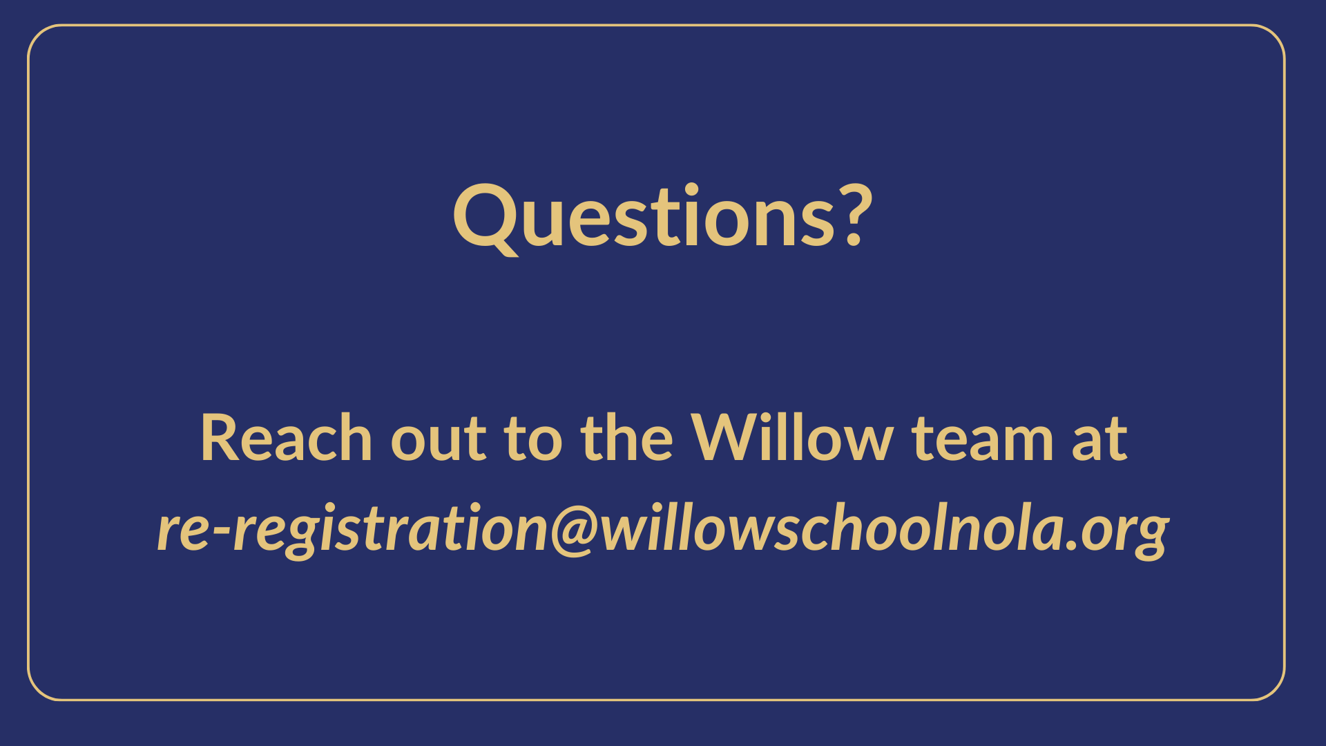 questions