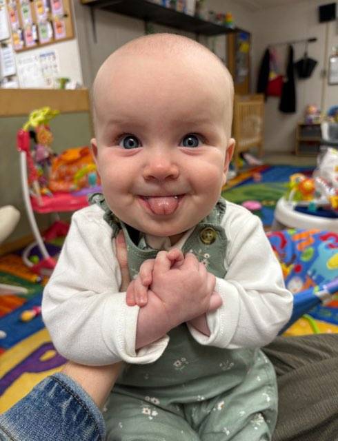 baby smiling