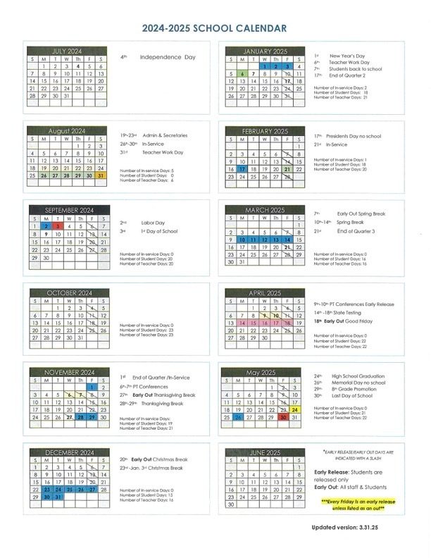 school calendar image, click on image for pdf