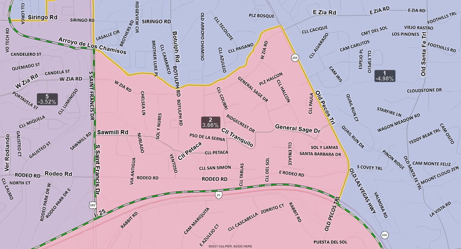 Concept C: I-25 to Arroyo de Los Chamisos